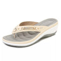 Karoline - Women's Summer Orthopaedic Wedge Toe Post Sandals
